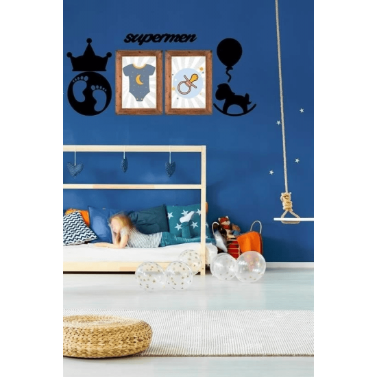 Deco103 Supermen Dekoratif Duvar Süsü Tablo Aksesuar Ahşap Tasarım Hediye Pano Sticker Seti ( Lisinya ) Deco103 Supermen Dekoratif Duvar Süsü Tablo Aksesuar Ahşap Tasarım Hediye Pano Sticker Seti ( Lisinya )