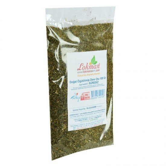 Dere Otu Öğütülmüş Doğal 100 Gr Paket Dere Otu Öğütülmüş Doğal 100 Gr Paket