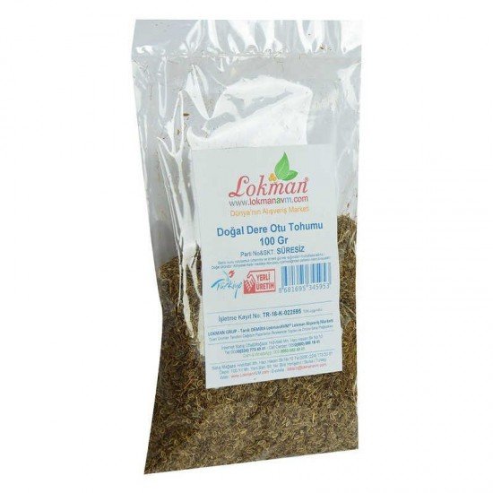Dere Otu Tohumu Doğal 100 Gr Paket Dere Otu Tohumu Doğal 100 Gr Paket