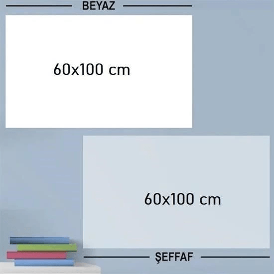 Ders Çalışma Yazı Tahtası Manyetik Duvar Stickerı 100x60 Cm ( Lisinya ) Ders Çalışma Yazı Tahtası Manyetik Duvar Stickerı 100x60 Cm ( Lisinya )