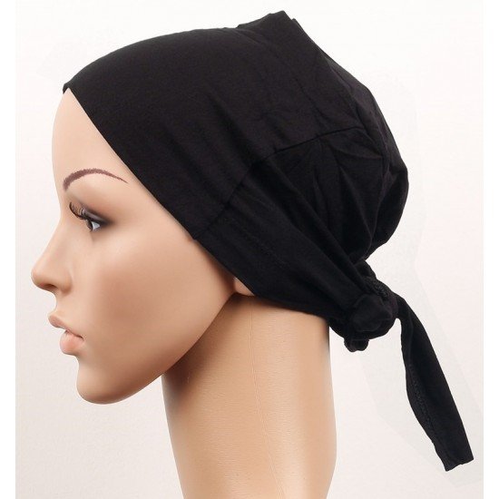 Dikişsiz Bağlamalı Tesettür Bone - Bağlamalı Bandana Dikişsiz Bağlamalı Tesettür Bone - Bağlamalı Bandana