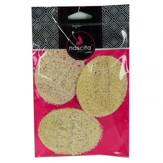 Doğal Kabak Lifli Peeling Oval Yüz Pedi Kese 3 Adet 9x7 Cm Doğal Kabak Lifli Peeling Oval Yüz Pedi Kese 3 Adet 9x7 Cm