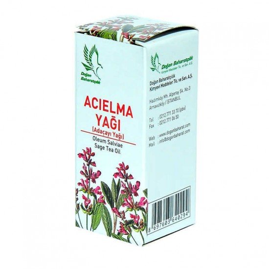 Acı Elma - Adaçayı Yağı 10 cc Acı Elma - Adaçayı Yağı 10 cc