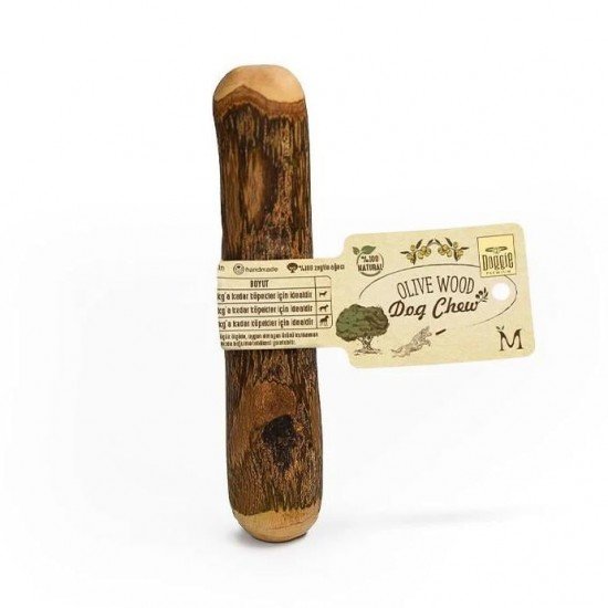 Doğal Zeytin Ağacı Çiğnenebilen Köpek Oyuncağı M 14 x 2,5 cm 15 kg Doğal Zeytin Ağacı Çiğnenebilen Köpek Oyuncağı M 14 x 2,5 cm 15 kg