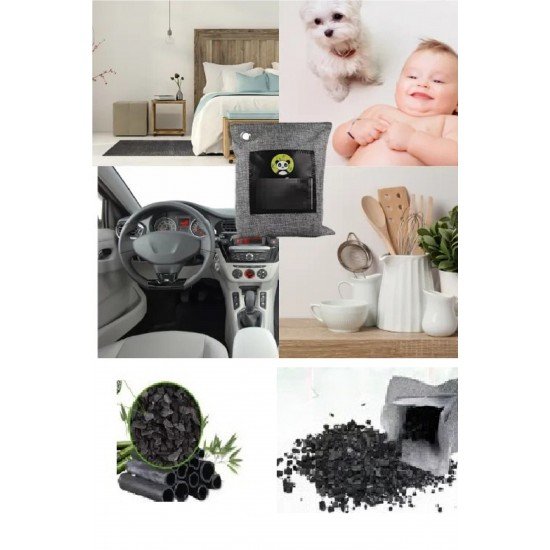 Hava Temizleme Torbası 100g Araba- Dolap- Banyo- Evcil Hayvan Koku - Bambu Kömür Koku Emici Hava Temizleme Torbası 100g Araba- Dolap- Banyo- Evcil Hayvan Koku - Bambu Kömür Koku Emici
