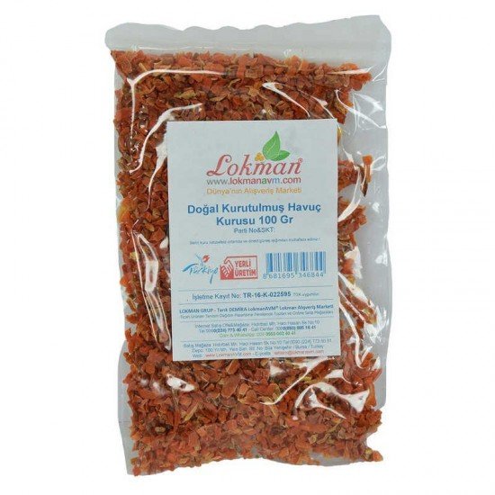 Havuç Kurusu 100 Gr Paket Havuç Kurusu 100 Gr Paket