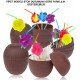 Hindistan Cevizi Hawaii Luau ha Pipetli İçecek Kabı Bardak 10x13 cm 1 Adet Hindistan Cevizi Hawaii Luau ha Pipetli İçecek Kabı Bardak 10x13 cm 1 Adet