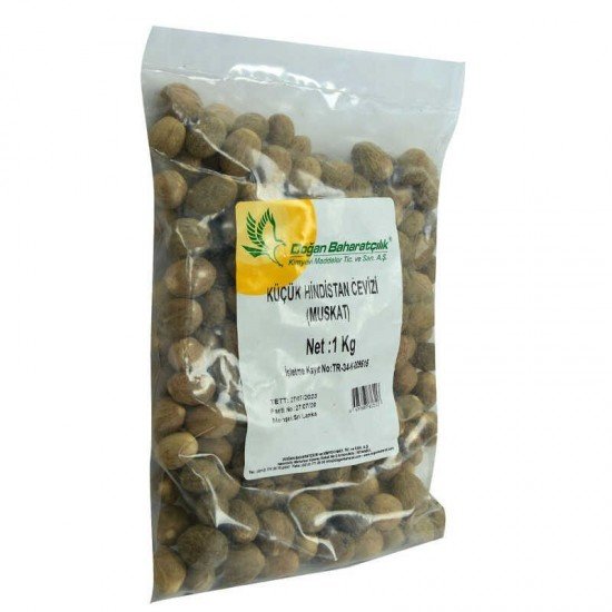Hint Cevizi Muskat Küçük Hindistan Cevizi Doğal 1000 gr Paket Hint Cevizi Muskat Küçük Hindistan Cevizi Doğal 1000 gr Paket