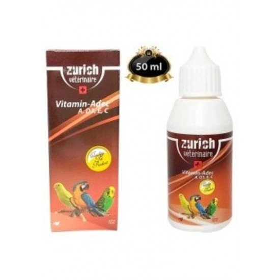 Kuş Vitamini A, D3, E, C Vitaminleri 50 ml ADEC Kuş Vitamini A, D3, E, C Vitaminleri 50 ml ADEC