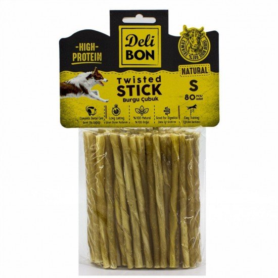 Deri Burgu Çubuk 80 Adet Natural Deri Burgu Çubuk 80 Adet Natural