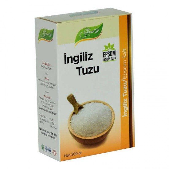 İngiliz Tuzu Yenilebilir Epsom Salt Magzenyum Sülfat 200 Gr İngiliz Tuzu Yenilebilir Epsom Salt Magzenyum Sülfat 200 Gr