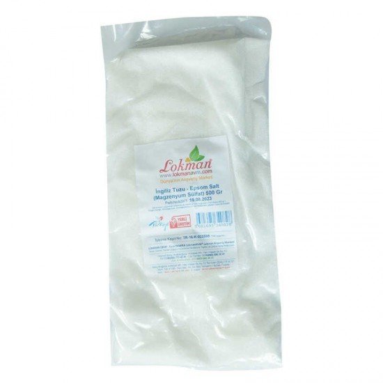 İngiliz Tuzu Yenilebilir Epsom Salt Magzenyum Sülfat 500 Gr İngiliz Tuzu Yenilebilir Epsom Salt Magzenyum Sülfat 500 Gr