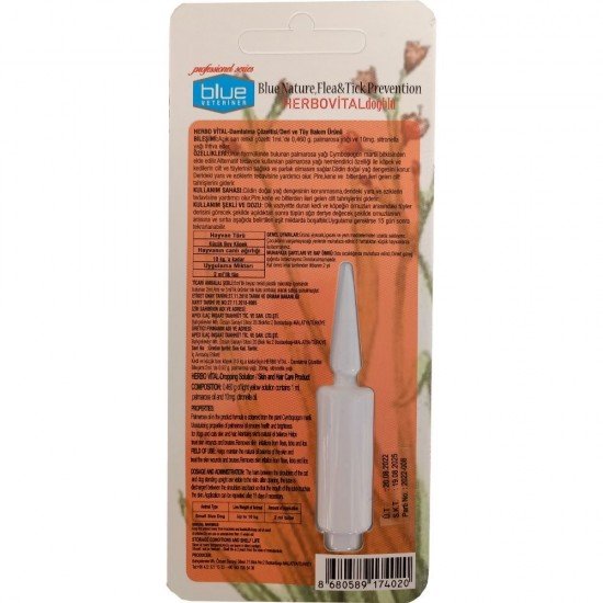 Herbio sel Köpek Damlası 2 ml ( 1-10 kg ) Herbio sel Köpek Damlası 2 ml ( 1-10 kg )