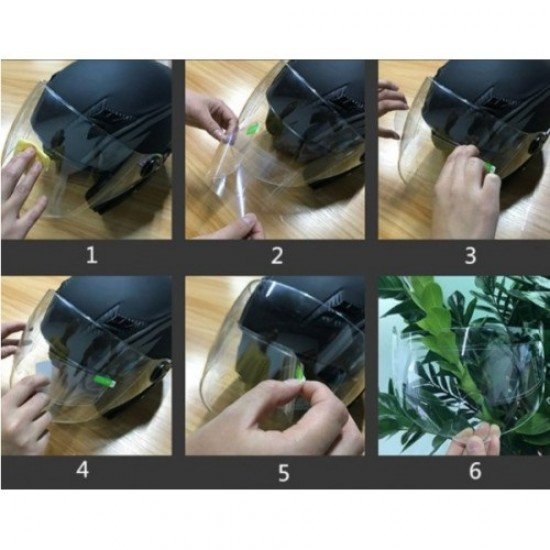 Kask Yağmur Kaydırıcı - Anti-sis Hidrofobik Film Kask Yağmur Kaydırıcı - Anti-sis Hidrofobik Film
