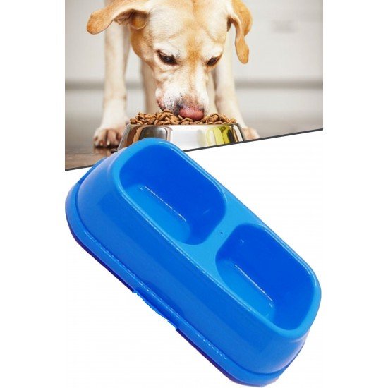 Kedi - Köpek Ve Su Kabı 2 Bölmeli Büyük Boy Kedi - Köpek Ve Su Kabı 2 Bölmeli Büyük Boy