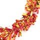 Kırmızı Altın Renk 4 cm Genişlik Garland Çift Renk Sim Süs 180 cm Kırmızı Altın Renk 4 cm Genişlik Garland Çift Renk Sim Süs 180 cm
