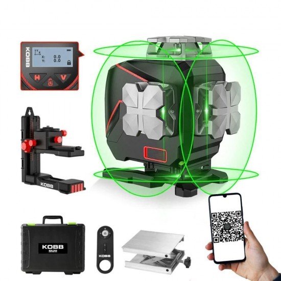 KOBB KBL36G 40 Metre Otomatik Hizalama Yeşil Lazer KOBB KBL36G 40 Metre Otomatik Hizalama Yeşil Lazer
