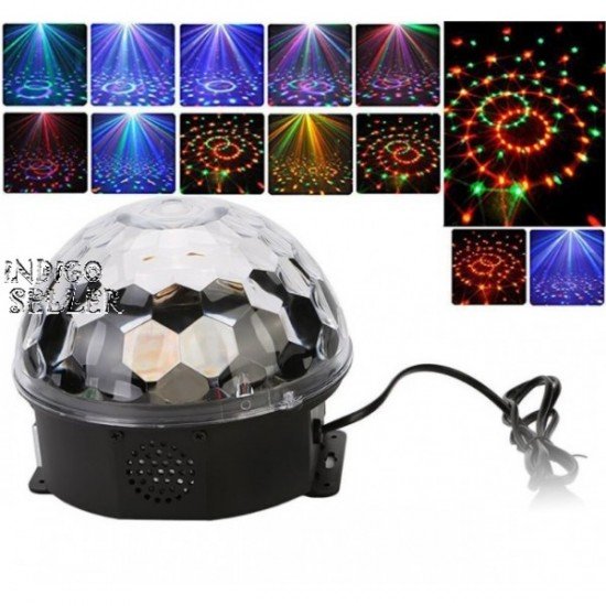 Kumandalı Kristal Led RGB Disko Topu Kumandalı Kristal Led RGB Disko Topu