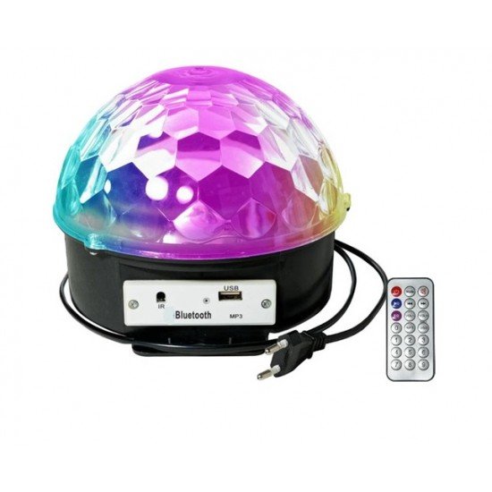 Kumandalı Kristal Led RGB Disko Topu Kumandalı Kristal Led RGB Disko Topu