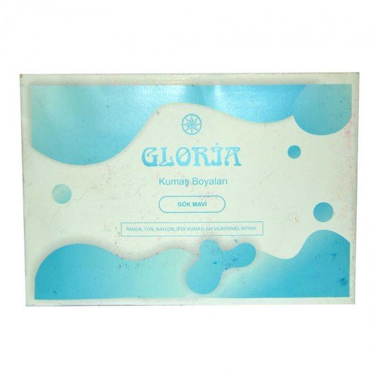 Kumaş Boyası Gök Mavi 10 Gr Pkt Kumaş Boyası Gök Mavi 10 Gr Pkt