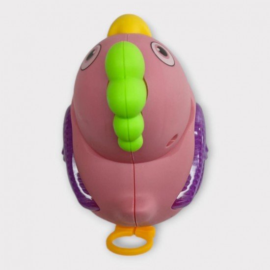 Kurmalı Işıklı Sevimli Tavuk - Pembe (Lisinya)