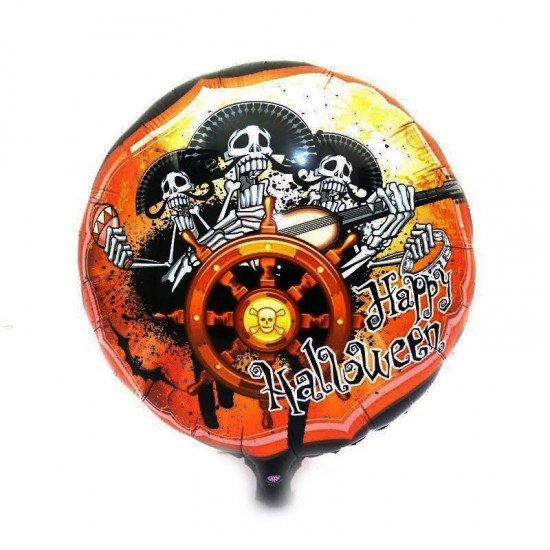 Kuru Kafalı Korsanlar Halloween Şekilli Folyo Bn 45 cm Kuru Kafalı Korsanlar Halloween Şekilli Folyo Bn 45 cm