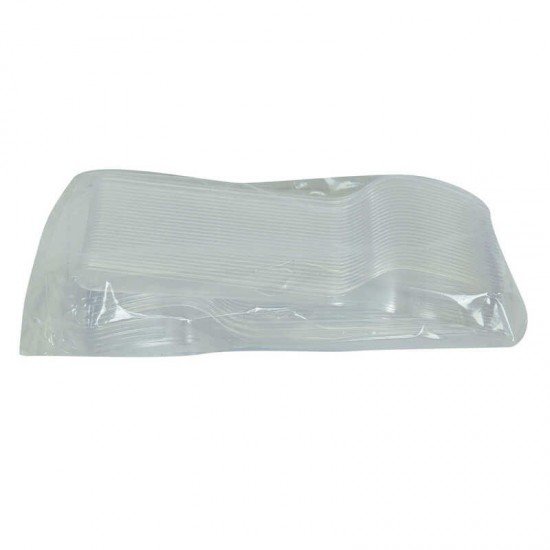 Lüks Çatal Sert Plastik Şeffaf 50 Adet 1 Paket Lüks Çatal Sert Plastik Şeffaf 50 Adet 1 Paket