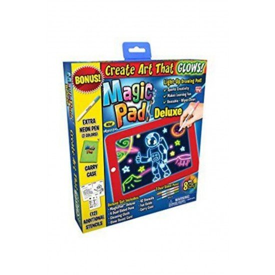 Magic Pad Çocuk Eğitici Sihirli Işıklı Kalemli Öğretici Pili Pad Magic Pad Çocuk Eğitici Sihirli Işıklı Kalemli Öğretici Pili Pad