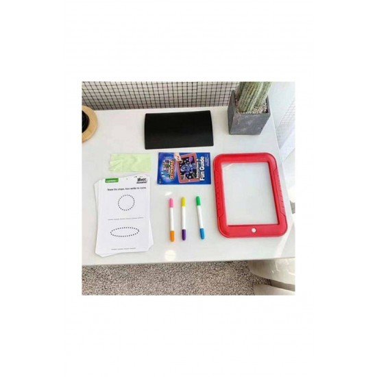 Magic Pad Çocuk Eğitici Sihirli Işıklı Kalemli Öğretici Pili Pad Magic Pad Çocuk Eğitici Sihirli Işıklı Kalemli Öğretici Pili Pad