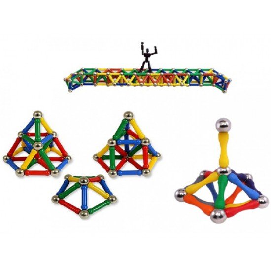 Magnastix 185 Parça Manyetik Lego Seti Magnastix 185 Parça Manyetik Lego Seti