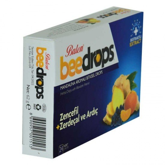 Mandalina Aromalı sel Drops 24 Adet