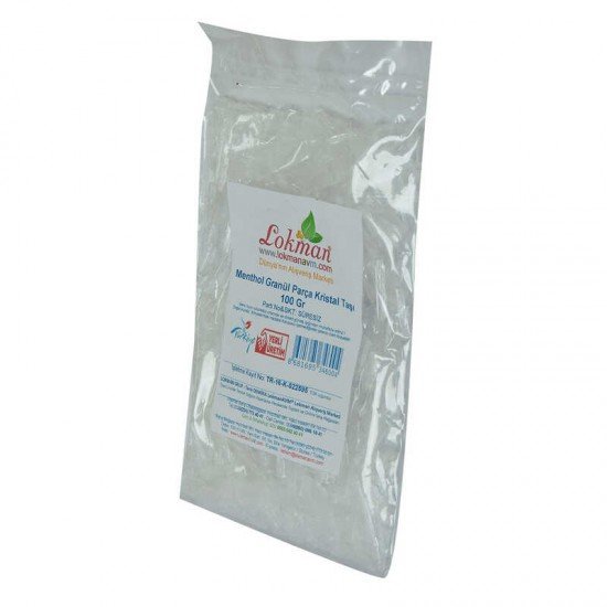Menthol Granül Parça Kristal Taşı 100 Gr Menthol Granül Parça Kristal Taşı 100 Gr