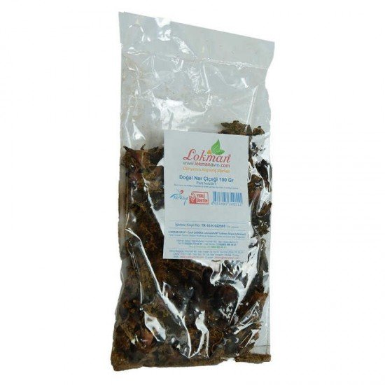 Nar Çiçeği Doğal 100 Gr Paket Nar Çiçeği Doğal 100 Gr Paket