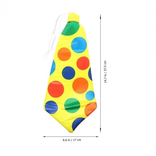 Palyaço Kravatı Lastikli Geniş Kesim 17x37 cm Palyaço Kravatı Lastikli Geniş Kesim 17x37 cm