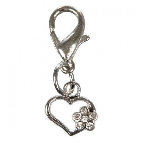 Kedi Köpek Boyun Tasma Süsü Kalp Ve Çiçek Desenli 16x12 mm Kedi Köpek Boyun Tasma Süsü Kalp Ve Çiçek Desenli 16x12 mm