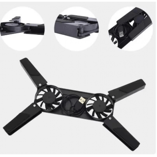 Pratik Katlanabilir Laptop Soğutucu 2 Fanlı ( Lisinya ) Pratik Katlanabilir Laptop Soğutucu 2 Fanlı ( Lisinya )