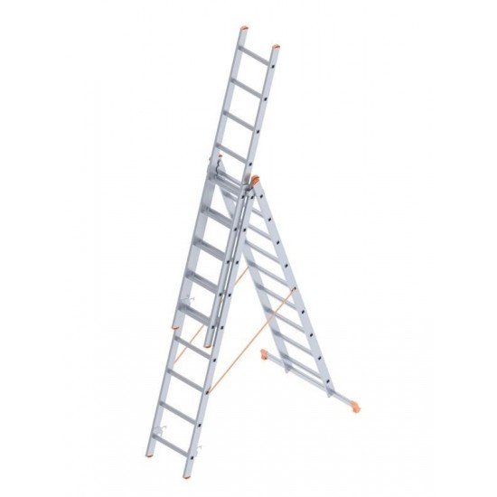 Saraylı 3x9 A Tipi Sürgülü Merdiven 7,41 Metre Saraylı 3x9 A Tipi Sürgülü Merdiven 7,41 Metre