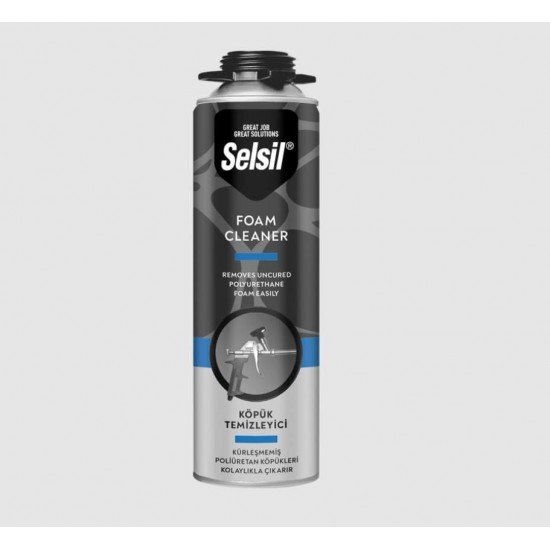 Selsil Köpük Temizleyici Sprey 500 ml Selsil Köpük Temizleyici Sprey 500 ml