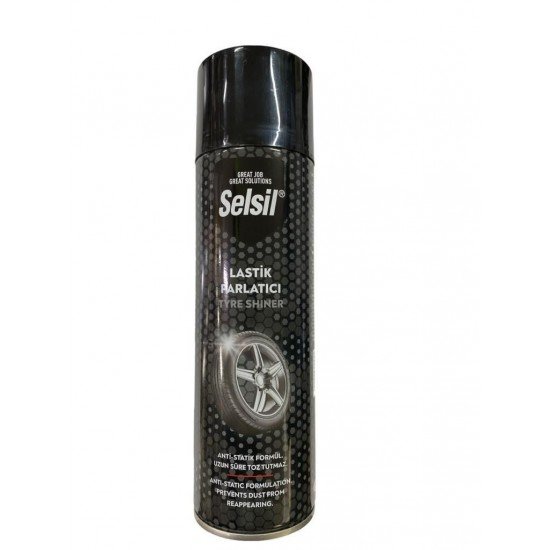 Selsil Lastik Parlatıcı Sprey 500 ml Selsil Lastik Parlatıcı Sprey 500 ml
