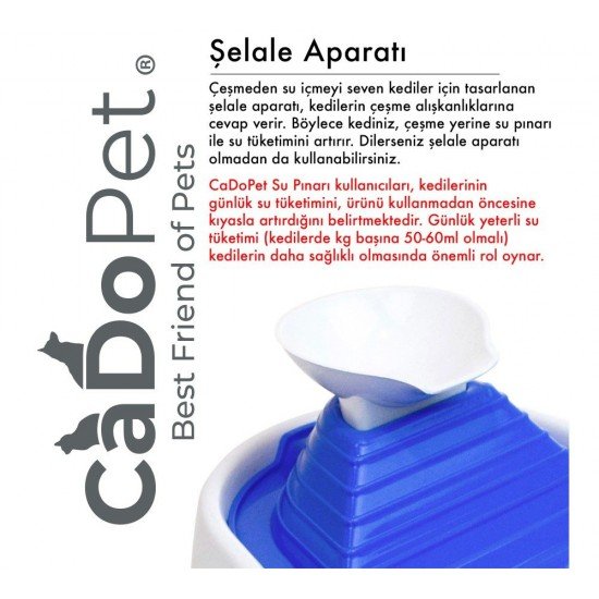 Kedi Köpek Su Pınarı Şelale 2 Litre - 5 volt ( usb'li ) Pembe Kedi Köpek Su Pınarı Şelale 2 Litre - 5 volt ( usb'li ) Pembe