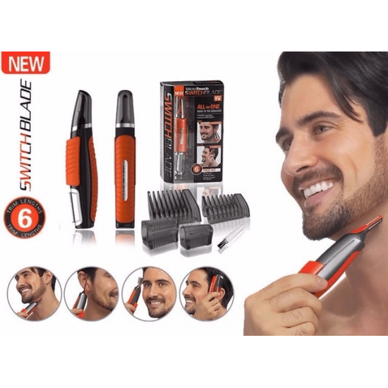 Switch Bladies Profesyonel 6 Parça Pilli Tıraş Makinesi ( Lisinya ) Switch Bladies Profesyonel 6 Parça Pilli Tıraş Makinesi ( Lisinya )
