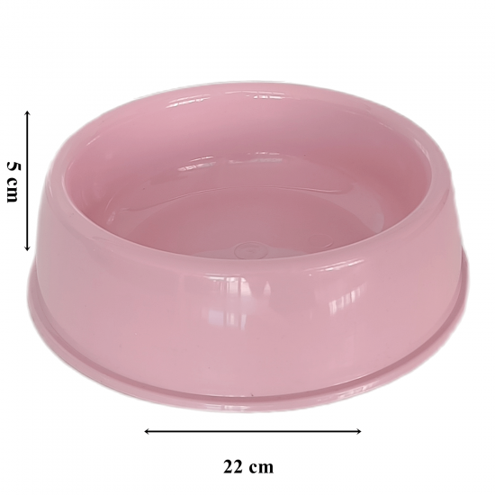 Kedi Köpek Plastik Ve Su Kabı 20 cm - 200 ml Pembe Kedi Köpek Plastik Ve Su Kabı 20 cm - 200 ml Pembe