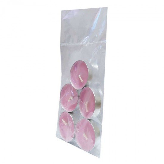 Tea Lights Pembe Mum 5 li 1 Paket Tea Lights Pembe Mum 5 li 1 Paket