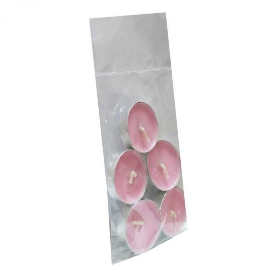 Tea Lights Pembe Mum 5 li 1 Paket Tea Lights Pembe Mum 5 li 1 Paket
