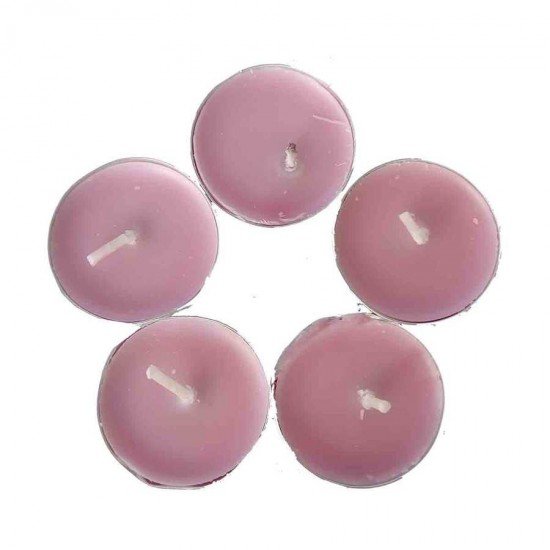 Tea Lights Pembe Mum 5 li 1 Paket Tea Lights Pembe Mum 5 li 1 Paket