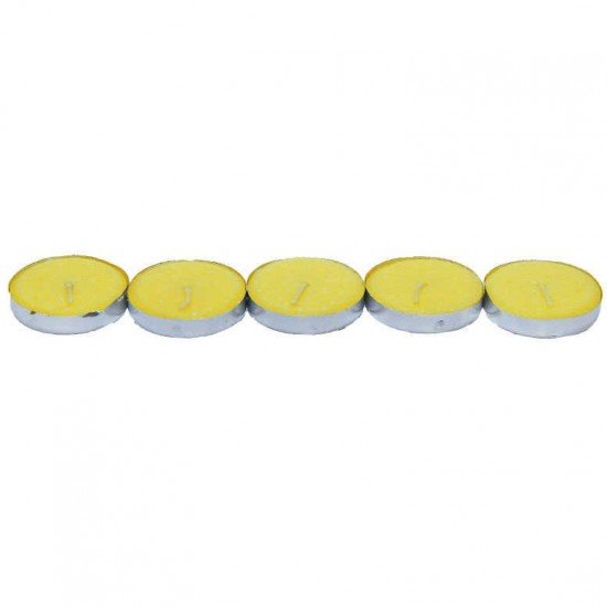 Tea Lights Sarı Mum 5 li 1 Paket Tea Lights Sarı Mum 5 li 1 Paket