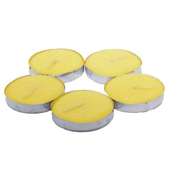 Tea Lights Sarı Mum 5 li 1 Paket Tea Lights Sarı Mum 5 li 1 Paket