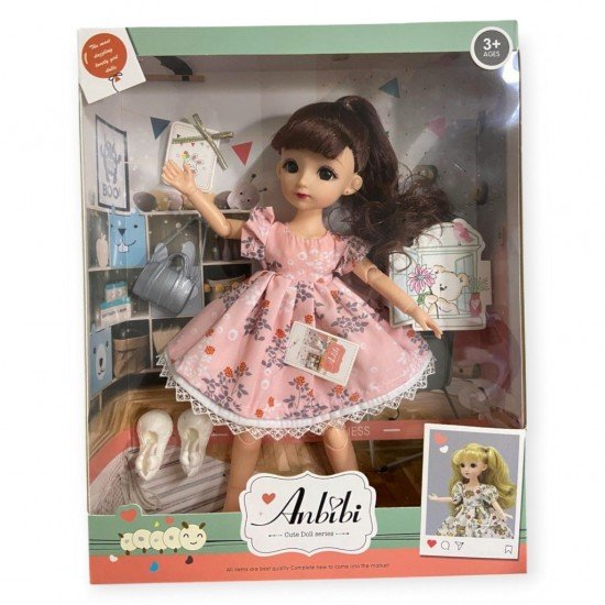 Anbibi Premium Bebek Hareketli Aksesuarlı - WX196-2-PEMBE (Lisinya) Anbibi Premium Bebek Hareketli Aksesuarlı - WX196-2-PEMBE (Lisinya)
