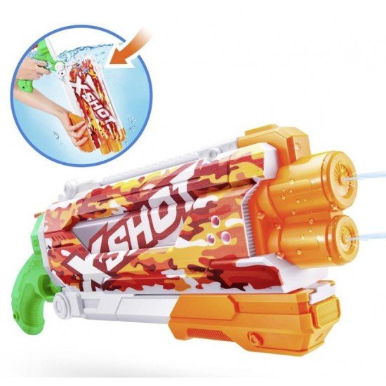 X-SHOT Su Tabancası - Hızlı Doldurma Fonksiyonlu - Turuncu (Lisinya) X-SHOT Su Tabancası - Hızlı Doldurma Fonksiyonlu - Turuncu (Lisinya)