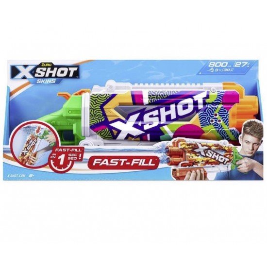 X-SHOT Su Tabancası - Hızlı Doldurma Fonksiyonlu - Ripple (Lisinya) X-SHOT Su Tabancası - Hızlı Doldurma Fonksiyonlu - Ripple (Lisinya)